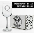 thumbnail image 5 of Etched Monogram 16oz Stemmed Wine Glass (Letter Q) – A-Z Customized Gifts for Women, Personalized Wine Gifts for Women, Custom Engraved Gift for Wedding, Wine Accessories for Wine Lovers, Mom, Sister, 5 of 5
