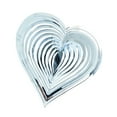 thumbnail image 2 of Escultura de hilanderos de corazón, carillón , adornos de arte , artesanías, decoraciones 3D giratorias para colgar en 15cm Sunnimix campanas de viento, 2 of 7