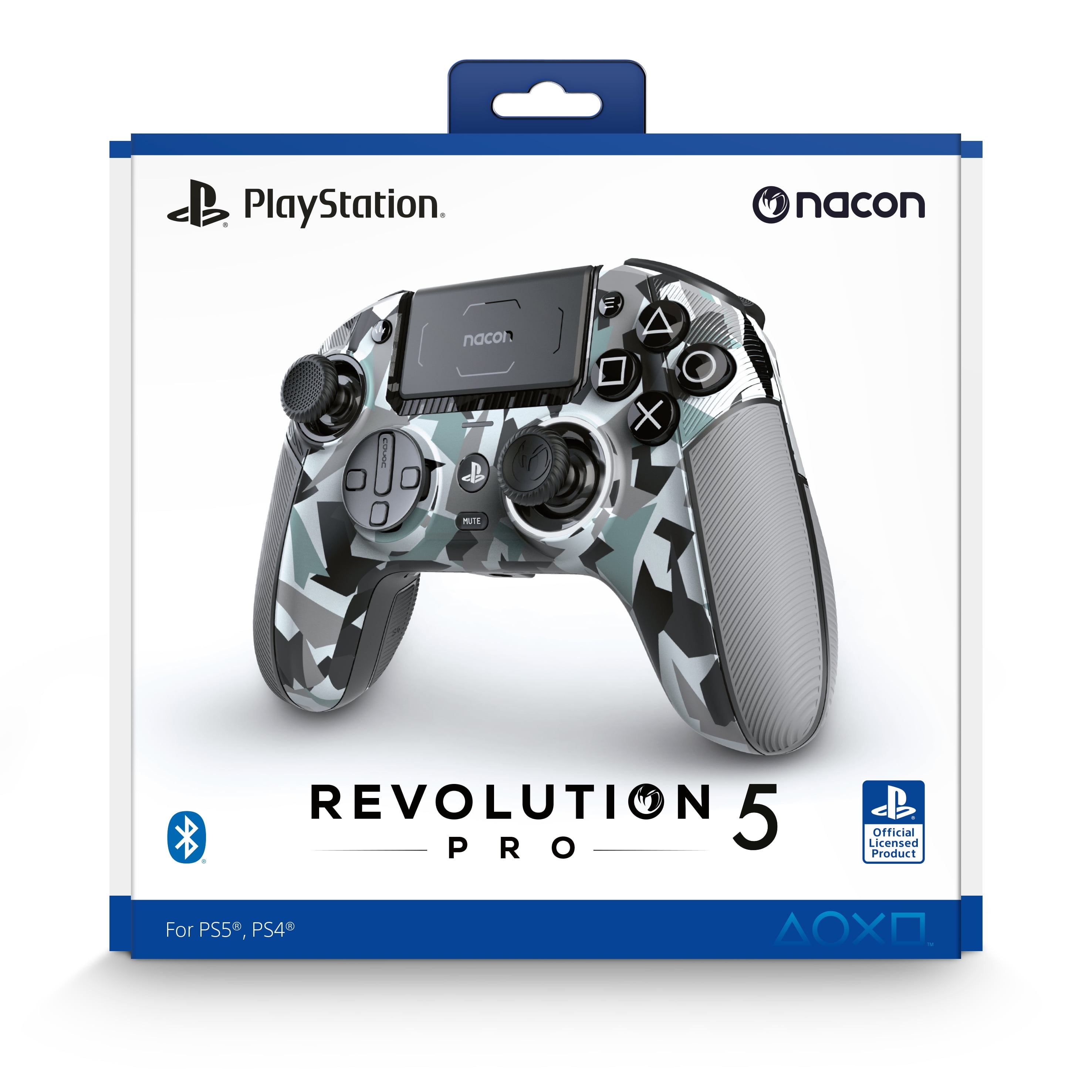 Nacon REVOLUTION 5 Pro Wireless Controller for PS5 & PC with Hall Effect Technology and Remappable Buttons – Arctic Camo