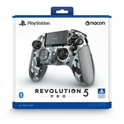 Nacon Revolution 5 Pro Officially Licensed PlayStation Wireless Controller for PS5 / PS4 / PC - Hall Effect, Trigger Stops, Map Buttons - Arctic Camo