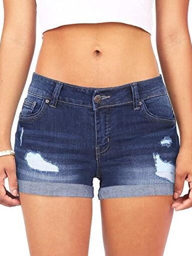ripped jean shorts womens