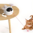 thumbnail image 2 of Interactive Automatic Cat Toy - Laser Light & Feathers for Hours of Fun - No Batteries Needed!, 2 of 4