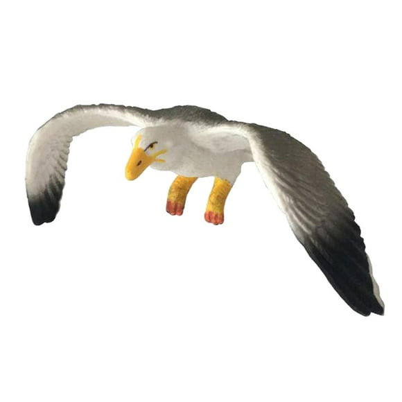 Animal Models Toy Simulation Bird Figure Model Figurine - Seagull Shaped