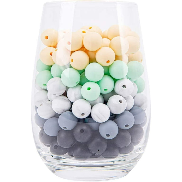 100PC 12mm Silicone Beads DIY Necklace Bracelet Silicone Beads for