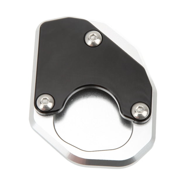Ampliador de pata de cabra para motocicleta, almohadilla extensora de pata de cabra para motocicleta, placa de soporte lateral para pie, extensión de pata de cabra lateral, funcionalidad inteligente