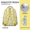 thumbnail image 5 of Bees Minimalist Backpack&nbsp;- Sleek & Sturdy Daypack for Work or Class, Easy-Clean Fabric, Keychain Hook & Interior Card Slot, Bee Motif for a Fun Touch, 5 of 6