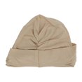 thumbnail image 1 of Turbante musulmán de algodón modal, suave, cómodo, elegante, bonito y elástico, ideal para la cabeza, color albaricoque., 1 of 14