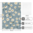 thumbnail image 2 of 6 Pcs Daisy Pioneer Flower Blue Pattern Funny Kitchen Towels, Microfiber Dish Towels, Kitchen Tea Towels Set 18" X 26", 2 of 4
