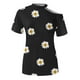 thumbnail image 3 of Mujeres Verano Cuello Redondo Manga Corta Estampado Sin Tirantes Camiseta Tops Blusas OAVQHLG3B Store  lin121212, 3 of 4