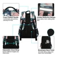 thumbnail image 4 of FORMRS Kids School Backpack Elementary Student Unisex Travel Bookbag with Reflective Stripes, Pink Flowers, 4 of 7