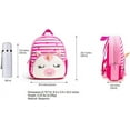 thumbnail image 2 of Nice Choice Cute Toddler Baby Girls Preschool Daycare Backpack Bookbag Schoolbag for Kids Girls Boys (RedUnicorn), 2 of 6