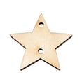 thumbnail image 1 of Monstrate Paquete de 100 rebanadas de adornos colgantes regalos colgantes pulidos corazón en blanco recorte de Natural Kits y herramientas para tallar estrella 38 mm, 1 of 6