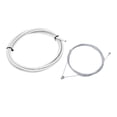 thumbnail image 4 of BOLANY Juego de Cable y Carcasa de Freno de Bicicleta Cable de Freno de Bicicleta Estable y Fuerte de 5 mm Blanco, 4 of 10