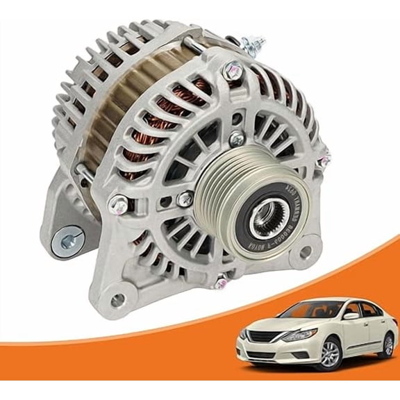 23100-3TA1B Alternator 12V 110A Compatible with 2013-2018 Nissan Altima 2.5L L4 Gas 6-Groove Clutch Pulley Clockwise # 23100-3TA1A, A2TJ1881, A2TJ1891, 11657, 231003TA1B, PG-11657, 23100-3TA1BRE