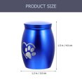 thumbnail image 2 of Stainless Steel Cat Urn Pet Bone Ash Container Dog Ashes Storage Casket, 2 of 7