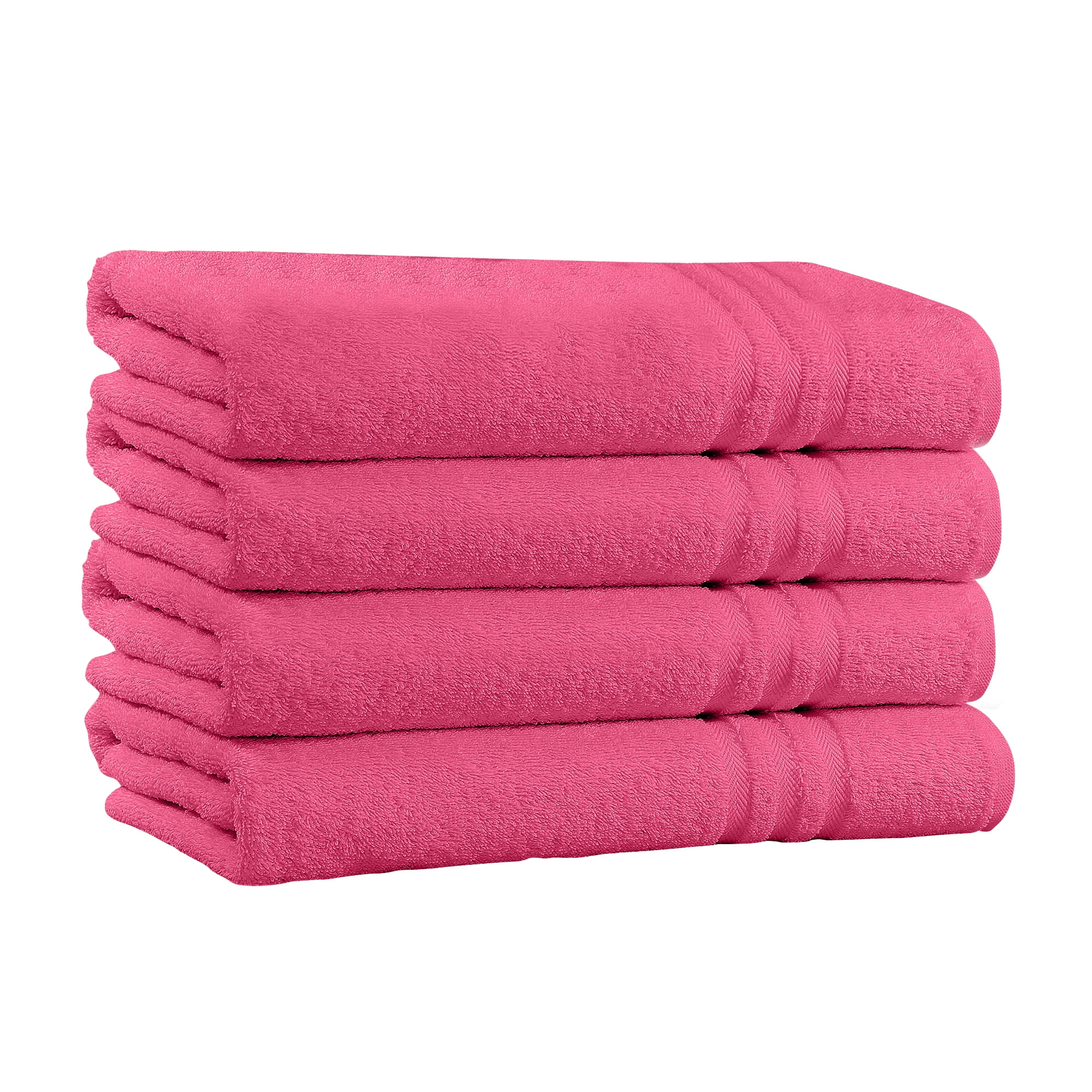 100% Cotton 5-Piece Bath & Beach Towel Set Over-sized 60" L x 30" W 