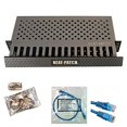 thumbnail image 2 of Neat Patch MINI 1U Low Profile Cable Management Kit - 1 Pack w/ 24 CAT6 Patch Cables (1FT Blue), 2 of 3