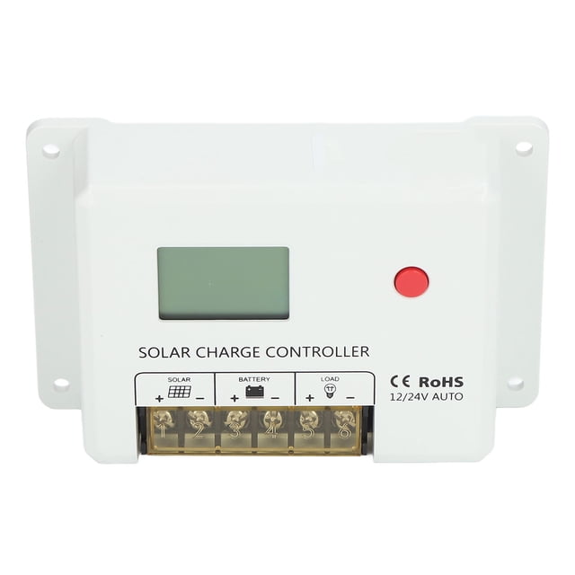 Controlador De Carga Solar, Regulador De Carga Solar 12V 24V 20A MOS Circuito Para RV