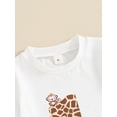 thumbnail image 4 of Mevireiy First Birthday Baby Boys Outfit Animal Print Short Sleeve T Shirt Tops Elastic Waist Shorts, 4 of 7