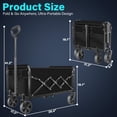 thumbnail image 2 of Carrito Utility ARTIST'S DREAM Plegable 120L Negro, 2 of 9