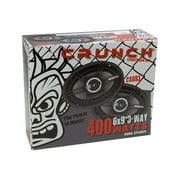 Crunch 400 Watts 6 x 9 Inches 3-Way 4-Ohm Coaxial CS Speakers, Black | CS-693