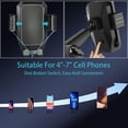 thumbnail image 3 of YILOSF-Phone Mount for Truck Phone Holder for Truck - Heavy Duty Super Suction Cup, Mobile Device Holder Dashboard Window 16.9 inch Long Arm & Stable, iPhone & Samsung Compatible, Semi Trucker, 3 of 4