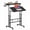 Black, variant on CONCETTA 23.6 inch Mobile Standing Desk, Adjustable Height Rolling Computer Desk for Home Office, Portable Treadmill Sit Stand Workstation, Black