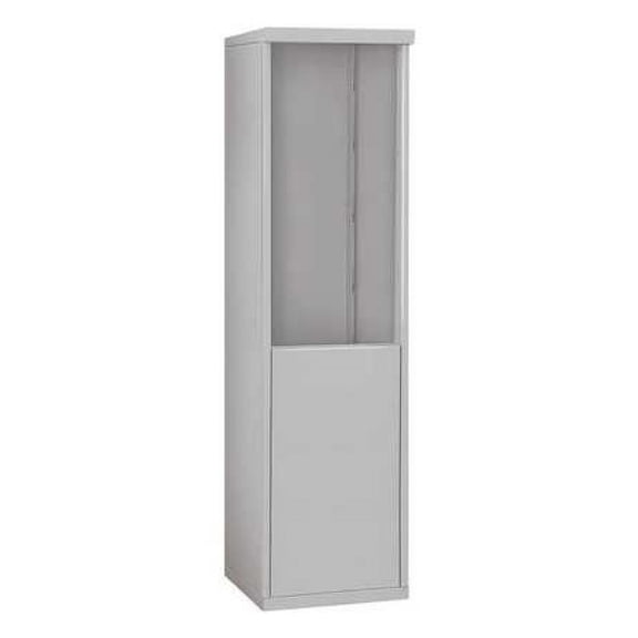 SALSBURY INDUSTRIES 3909S-ALM Free-Standing Enclosure,SC 9 Door,Gray