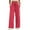 #98 Rose Red, variant on SWQZVT Fall Pants for Women Wide Leg Pants with Pockets Elastic Waistband Comfy Pants Winter Trouser for Womens Pants Casual Beige M