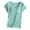 a-Green4010, variant on VNKIDY Women Sleepwear Cozy Solid Color Pajama Tops Short Sleeve Crewneck Loose Fit Sleepwear For Home Wear Trendy Pjs