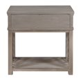 thumbnail image 4 of Home Fare Table de Chevet à Jambe avant Miroir avec Feuilles Argentées, 4 of 5