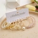 thumbnail image 4 of YOBEST Big Gold Color Pearl Drop Earrings for Women,Acrylic Hoop Earring Set, Female Wedding Jewelry Gifts, New Fashion, 2024, 4 of 4