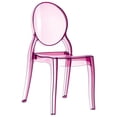 thumbnail image 1 of Compamia Elizabeth Polycarbonate Patio Dining Chair in Pink, 1 of 12