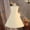 Beige, variant on Girls White Ivory Party Dress Sleeveless A-Line, Flower Girl & First Communion Dress with Pearl Back Bow, Stretchy Formal Dress for Kids Sizes 8-14,Size 12 T