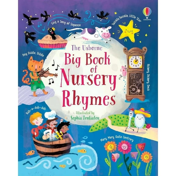 Big Books Big Book of Nursery Rhymes, (Board Book)