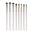 thumbnail image 1 of 13 pinceles de maquillaje dorados adecuados para pinceles de sombras de ojos, pinceles para ojos, juego completo de pinceles de maquillaje de pelo suave, 1 of 1