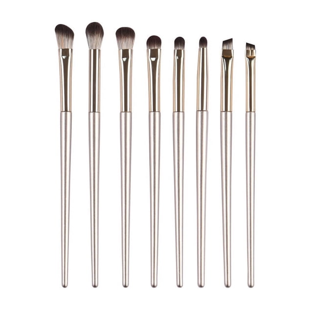 13 pinceles de maquillaje dorados adecuados para pinceles de sombras de ojos, pinceles para ojos, juego completo de pinceles de maquillaje de pelo suave