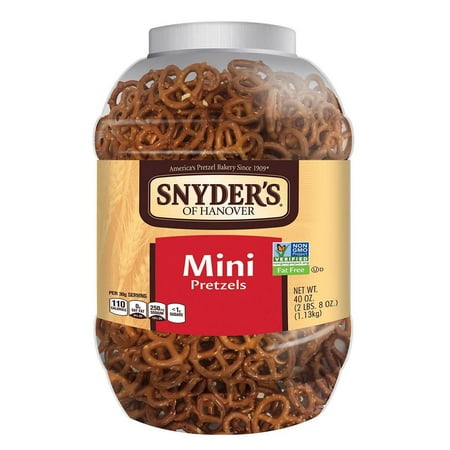 Product Of Snyder'S Of Hanover Mini Pretzels (40 Oz.) -Pack Of 2 - For Vending Machine, Schools , parties, Retail (Best Way To Store Soft Pretzels)