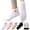 Light purple + Pink + Light gray + Black, variant on 4 Pairs Pilates Socks with Grips for Women, Grippy Socks with Cherry Embroidery for Yoga Barre Workout, Hospital, Size 5-10
