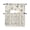 White, variant on Beige Wildflowers Swag Curtains for Kitchen Farmhouse Summer Botanical Valances for Windows Rod Pocket Small Window Treatment Short Topper for Cafe Bedroom Bathroom Living Room Decor 56x36 Inch