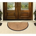 thumbnail image 6 of A1HC 30"x48" Natural Coir & Rubber Sunburst Half-Round Door Mat, Heavy-Duty, Low-Pile, Durable Outdoor Welcome Mat, 6 of 7