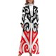 thumbnail image 2 of Vestido largo con colores de la bandera tribal maorí, elegante y chic, vestido de noche, vestidos de traje de verano para mujer para eventos especiales, 2 of 5