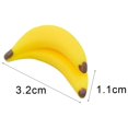 thumbnail image 5 of SPRING PARK 5Pcs Banana Toys Dollhouse Miniature Food Play Ornament Scene Decoration Model, 5 of 7