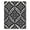 Black, Pattern 1, variant on ODIKA 4'x6' Machine Washable Non-Slip Area Rug, Oriental Black High Traffic Rug, Black, 945611