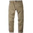 thumbnail image 3 of Pantalones Casual para Hombre de Corte Recto y Ajustado en Pierna, Color Caqui Oscuro Talla 36, 3 of 6