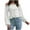 White, variant on AXXD Womens Blouses Dressy Casual Black Basic Summer 2024 Crop Tops Trendy Off The Shoulder Blouses Long Sleeve Comfortable Breathable Pleated Shirt Tops