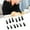 Black, variant on M Buder 12Pcs Universal Zipper Head Repair Kit Replacement for DIY Jackets Jeans Trousers Coats Wallets, Silver