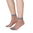 thumbnail image 2 of INSPIRE CHIC Women's Polka Dots Pattern Ankle Length Stretchy Sheer Socks 10 Pairs, 2 of 5