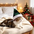thumbnail image 5 of Fegute Christmas Pet Hat Santa Hat for Dogs Cats Holiday Party Decor Adjustable Size Cute Design Multicolor Comfortable Fabric Pet Accessories, 5 of 6