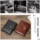 thumbnail image 2 of Monedero Sonducket Cartera de cuero de moda tarjetero Bolsa de efectivo color café vertical, 2 of 6